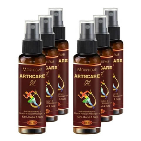 Morpheme Remedies Arthcare Oil With Spray (Pack of 6), 50 ml Morpheme Remedies Arthcare Oil With Spray (Pack of 6), 50 ml