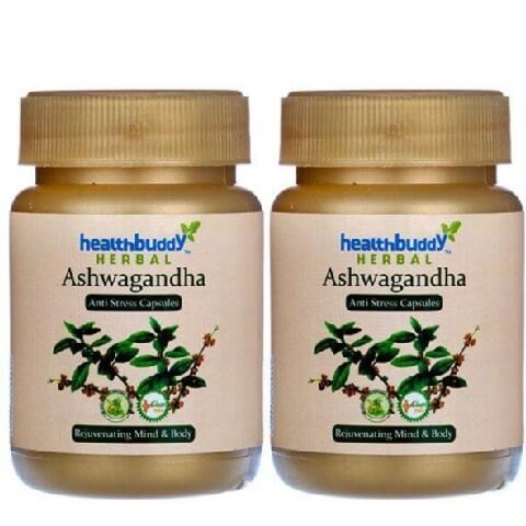 Healthbuddy Herbal Ashwagandha Capsules (Pack of 2), 30 capsules Healthbuddy Herbal Ashwagandha Capsules (Pack of 2), 30 capsules