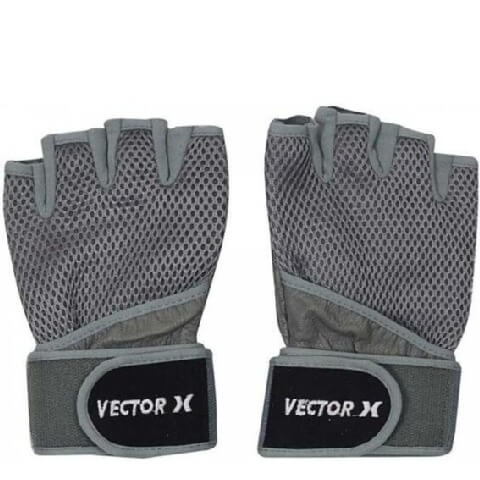 Vector X 1200 Fitness Gloves (Wrist Strap),  Grey  XL 
