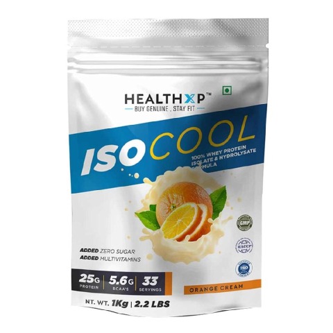 1 - HealthXP Iso Cool,  2.2 lb  Orange Cream 