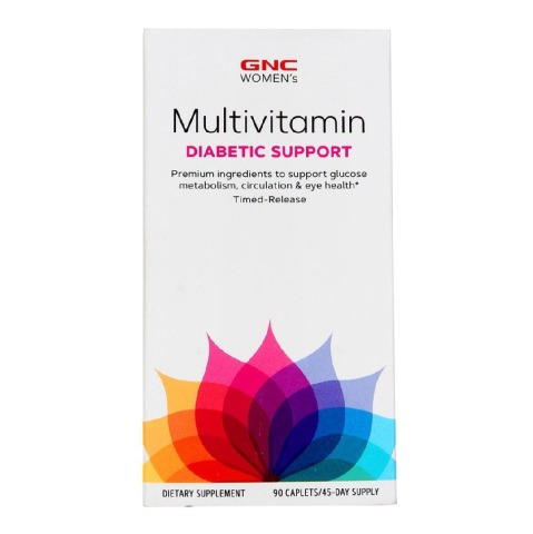 1 - GNC Womens Ultra Mega Diabetic Support,  90 caplets 