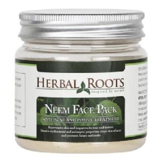 Herbal Roots Neem Face Pack, 100 G Anti-Acne & Pimples Treatment