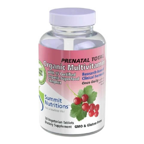 Summit Nutritions Organic Multivitamin (Prenatal Total), Unflavoured 30 veggie capsule(s) Summit Nutritions Organic Multivitamin (Prenatal Total), Unflavoured 30 veggie capsule(s)