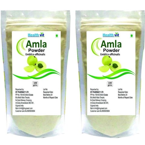 Healthvit Amla Powder, 100 g - Pack of 2 Healthvit Amla Powder, 100 g - Pack of 2