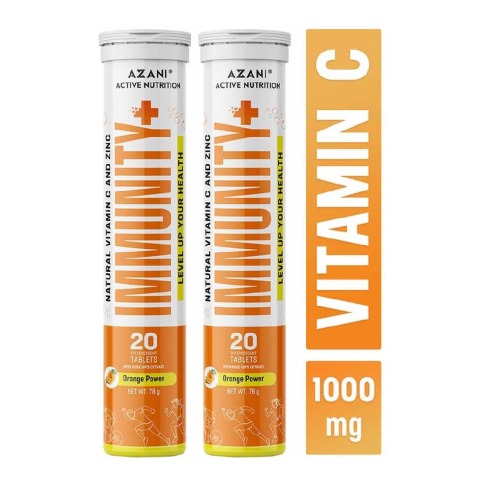 1 - Azani Active Nutrition Immunity Booster Orange (Pack of 2), 20 tablet(s)