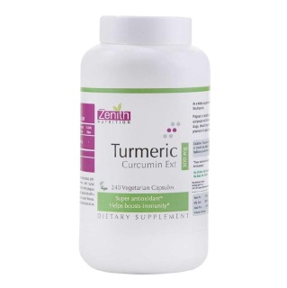 Zenith Nutrition Turmeric Curcumin Ext (300 mg), 240 capsules