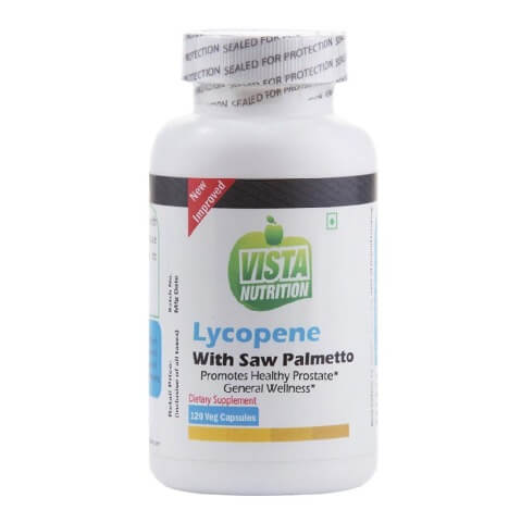 Vista Nutrition Lycopene with Saw Palmetto, 120 capsules Vista Nutrition Lycopene with Saw Palmetto, 120 capsules