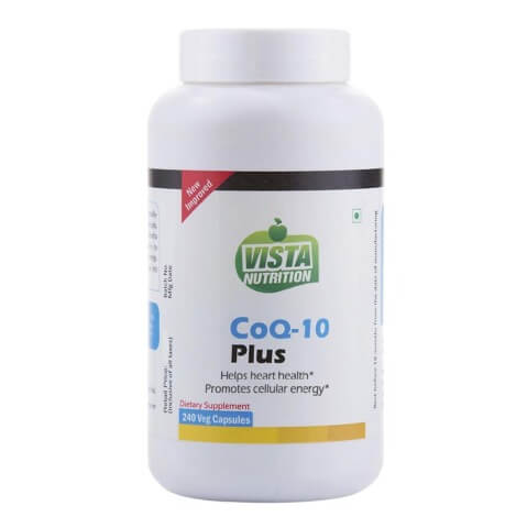 Vista Nutrition CoQ10 Plus, 240 veggie capsule(s) Vista Nutrition CoQ10 Plus, 240 veggie capsule(s)