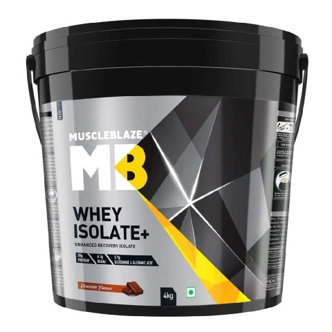 1 - MuscleBlaze Whey Isolate Plus OP,  8.8 lb  Chocolate 
