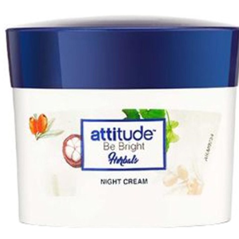 1 - Amway Attitude Be Bright Herbals Night Cream,  50 g  for All Skin Types 