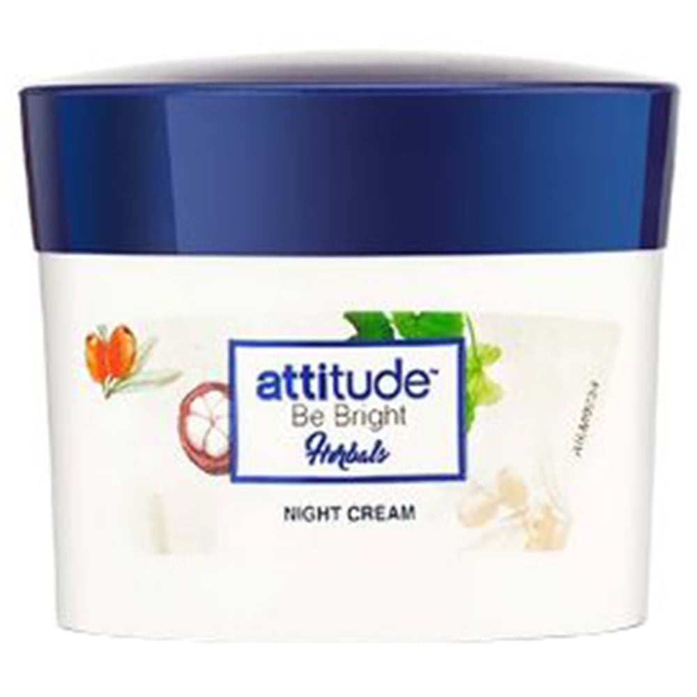 1 - Amway Attitude Be Bright Herbals Night Cream,  50 g  for All Skin Types 