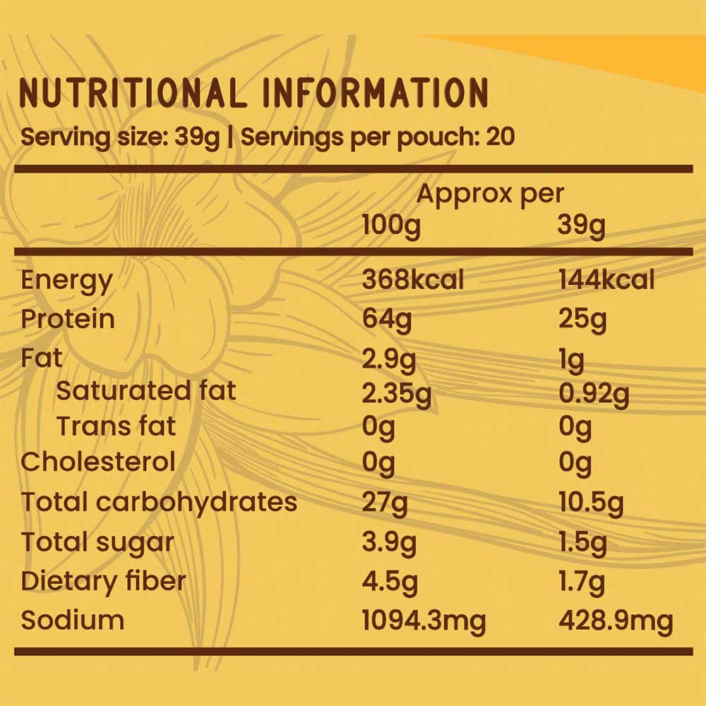 supplement - Origin Nutrition Vegan Protein Powder,  Vanilla  1.73 lb 