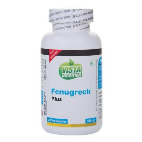 Vista Nutrition Fenugreek Plus (500 mg), 120 veggie capsule(s) Vista Nutrition Fenugreek Plus (500 mg), 120 veggie capsule(s)