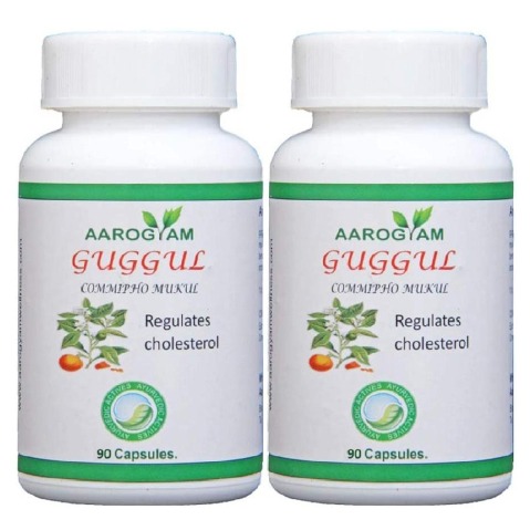 Aarogyam Guggul, 90 capsules - Pack of 2 Aarogyam Guggul, 90 capsules - Pack of 2