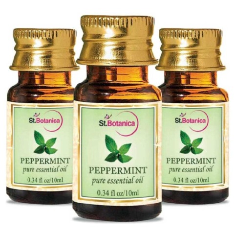 St.Botanica Pure Essential Oil, 10 ml Peppermint - Pack of 3 St.Botanica Pure Essential Oil, 10 ml Peppermint - Pack of 3