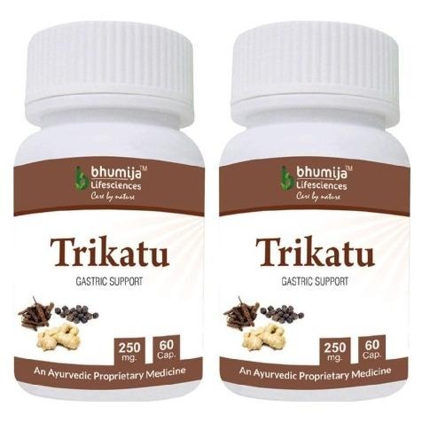 Bhumija Trikatu, 60 capsules - Pack of 2 Bhumija Trikatu, 60 capsules - Pack of 2