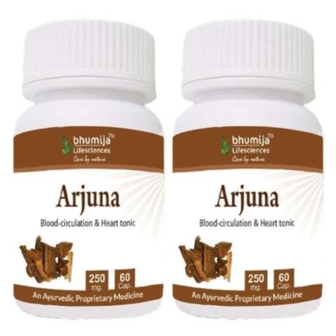 Bhumija Arjuna, 60 capsules - Pack of 2 Bhumija Arjuna, 60 capsules - Pack of 2