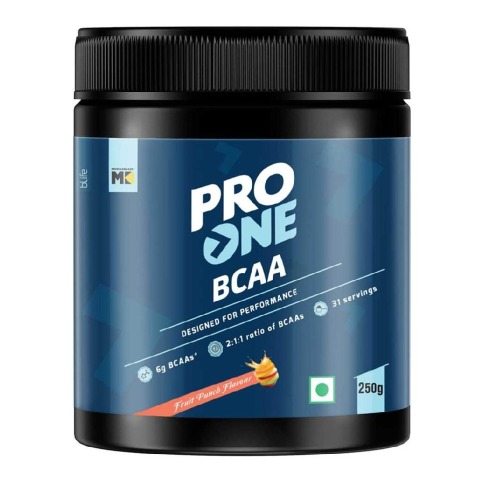 1 - MB Pro One BCAA,  0.55 lb  37 Servings  Fruit Punch 