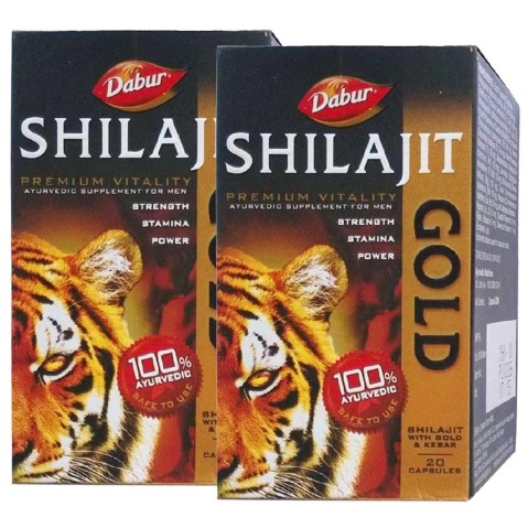 Dabur Shilajit Gold, 20 capsules - Pack of 2 Dabur Shilajit Gold, 20 capsules - Pack of 2