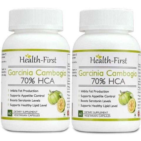 Health first Garcinia Cambogia 70% HCA - Pack of 2, 60 veggie capsule(s) Health first Garcinia Cambogia 70% HCA - Pack of 2, 60 veggie capsule(s)