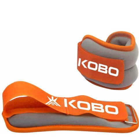 KOBO Ankle Weight, Orange/Grey 1 Kg each KOBO Ankle Weight, Orange/Grey 1 Kg each