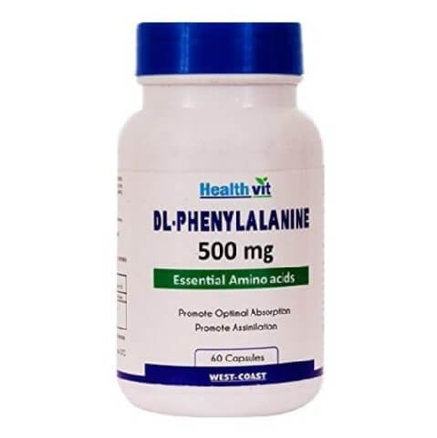 Healthvit DL-Phenylalanine (500 mg), 60 capsules Healthvit DL-Phenylalanine (500 mg), 60 capsules