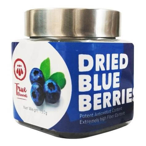 True Elements Dried Blueberries, Natural 150 g True Elements Dried Blueberries, Natural 150 g