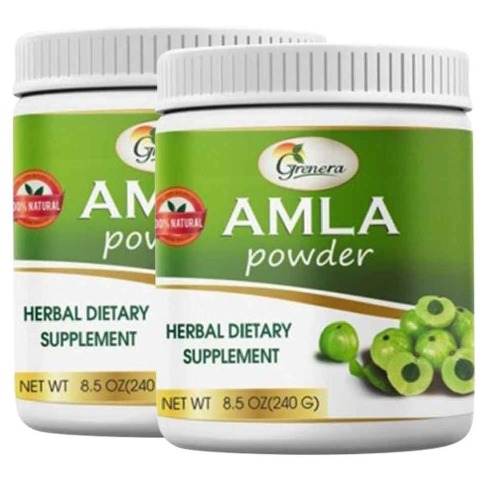 Grenera Amla Powder, 240 g - Pack of 2 Grenera Amla Powder, 240 g - Pack of 2