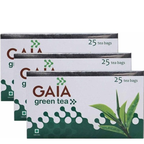GAIA Green Tea, 25 Piece(s)/Pack Jasmine - Pack of 3 GAIA Green Tea, 25 Piece(s)/Pack Jasmine - Pack of 3
