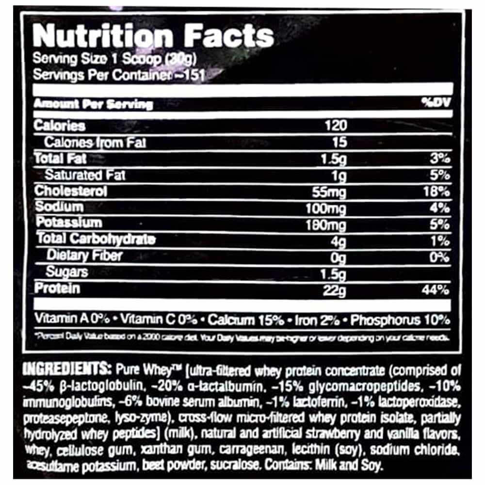 supplement - Universal Nutrition Ultra Whey Pro,  10 lb  Strawberry Banana 