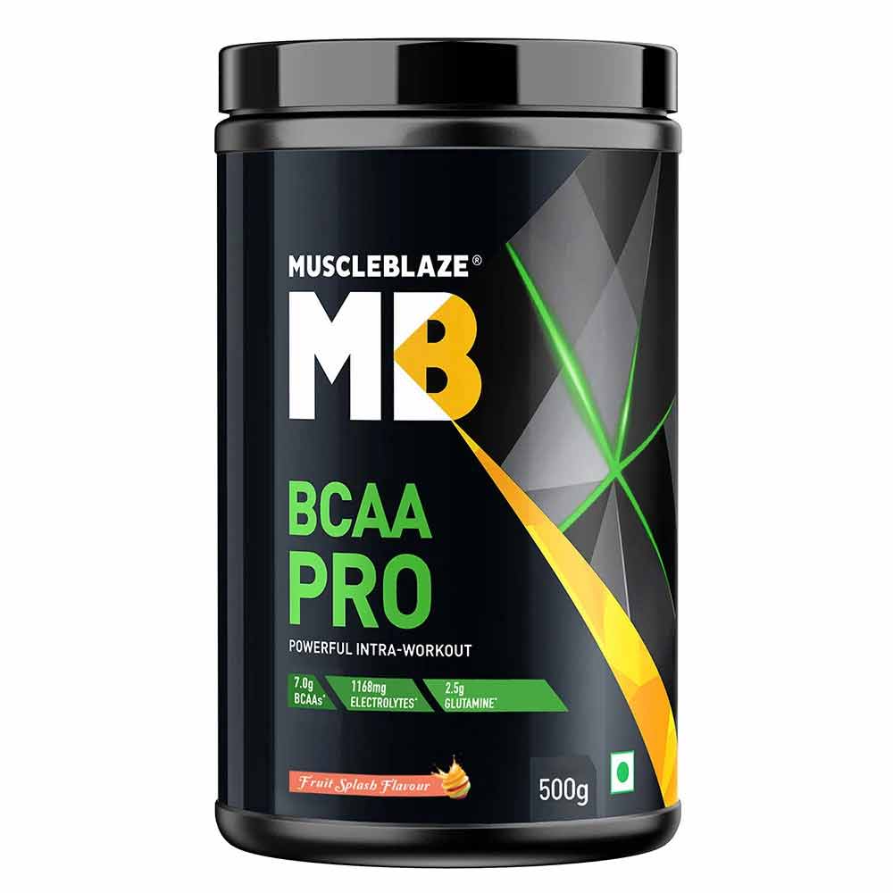 1 - MuscleBlaze BCAA Pro OP,  1.1 lb  33 Servings  Fruit Splash 