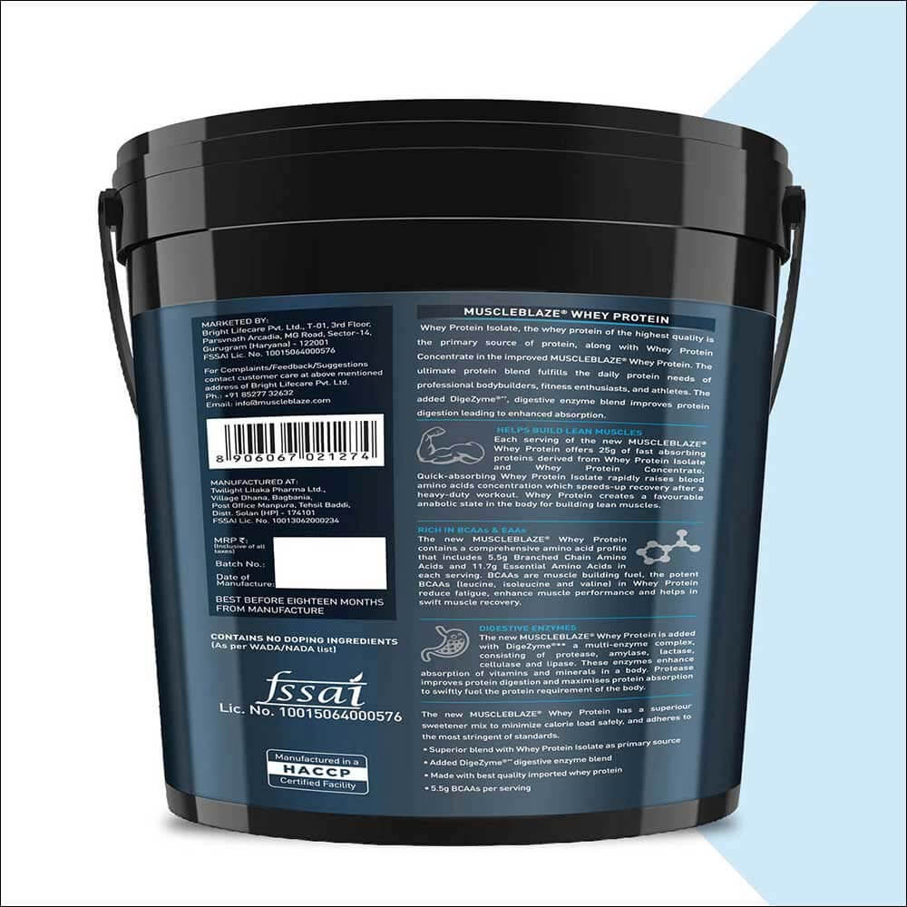 1 - MuscleBlaze Whey Protein OP,  8.8 lb  Rich Milk Chocolate 