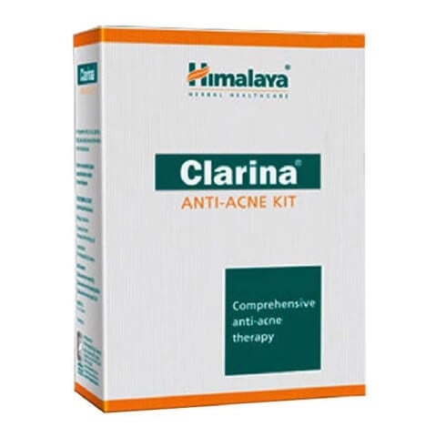 Himalaya Clarina Anti Acne Kit,  200 ml  for All Skin Types 