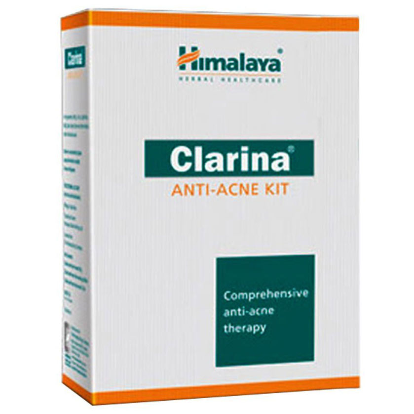 Himalaya Clarina Anti Acne Kit,  200 ml  for All Skin Types 
