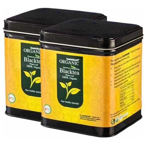 Healthbuddy Organic Premium Darjeeling Black Tea, Unflavoured 0.1 kg - Pack of 2 Healthbuddy Organic Premium Darjeeling Black Tea, Unflavoured 0.1 kg - Pack of 2
