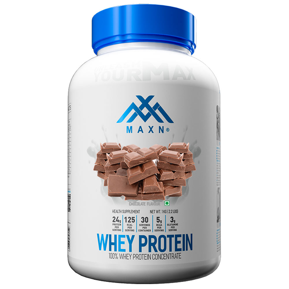 1 - Maxn Whey Protein,  2.2 lb  Vanilla 