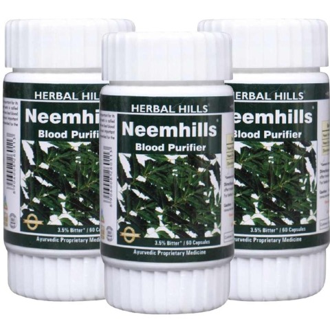 Herbal Hills Neemhills, 60 capsules - Pack of 3 Herbal Hills Neemhills, 60 capsules - Pack of 3