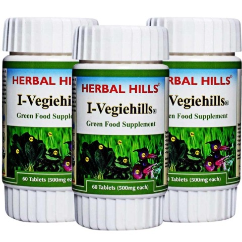 Herbal Hills I Vegiehills, 60 caplets - Pack of 3