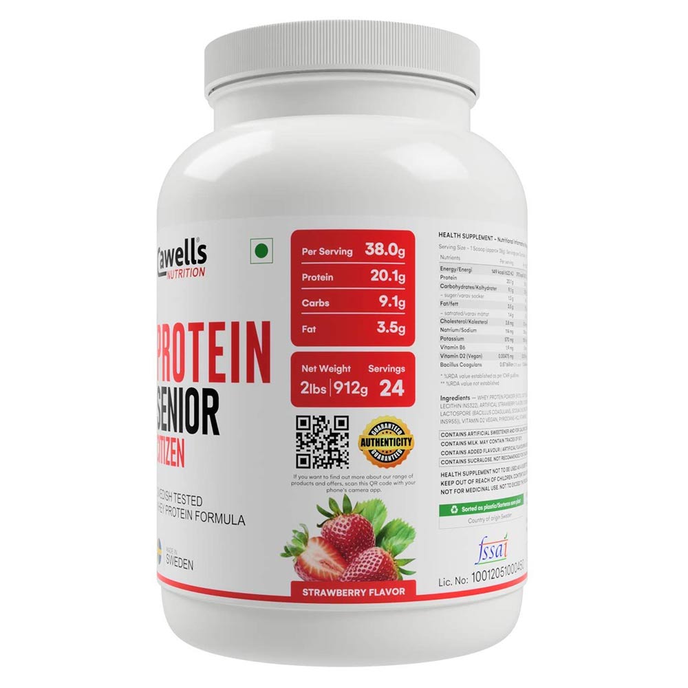4 - Cawells Nutrition Protein Senior Citizen,  Strawberry  2.01 lb 