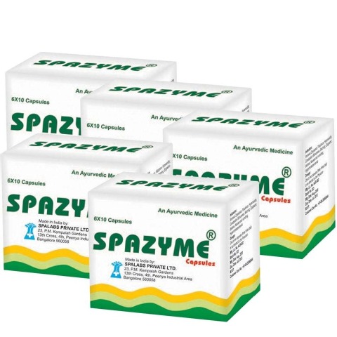 Kairali Spazyme, 60 capsules - Pack of 5 Kairali Spazyme, 60 capsules - Pack of 5