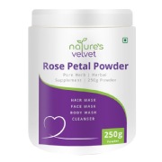 Natures Velvet Rose Petal Powder- 250 g for All Hair & Skin Types