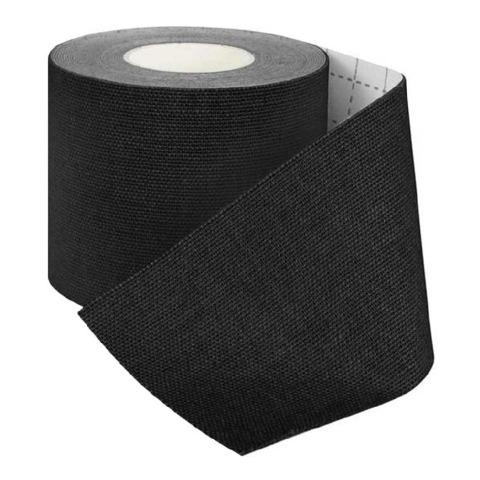Strauss Kinesiology Sports Tape,  Black  5 m 