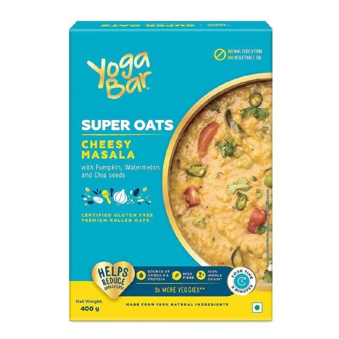 1 - Yogabars Super Oats,  Cheesy Masala  0.400 kg 