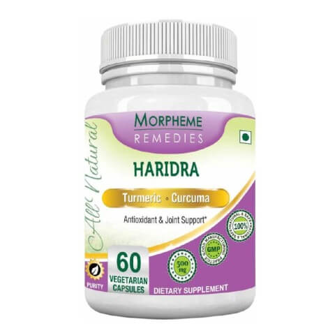 Morpheme Remedies Haridra (500 mg), 60 veggie capsule(s) Morpheme Remedies Haridra (500 mg), 60 veggie capsule(s)