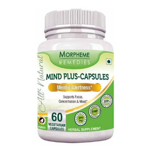 Morpheme Remedies Mind Plus (500 mg), 60 veggie capsule(s) Morpheme Remedies Mind Plus (500 mg), 60 veggie capsule(s)