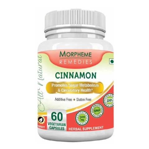 Morpheme Remedies Cinnamon (500 mg), 60 veggie capsule(s) Morpheme Remedies Cinnamon (500 mg), 60 veggie capsule(s)