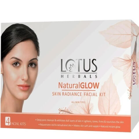 Lotus Herbals Natural Glow, 1 Piece(s)/Pack Skin Radiance 4 Facial Kit Lotus Herbals Natural Glow, 1 Piece(s)/Pack Skin Radiance 4 Facial Kit