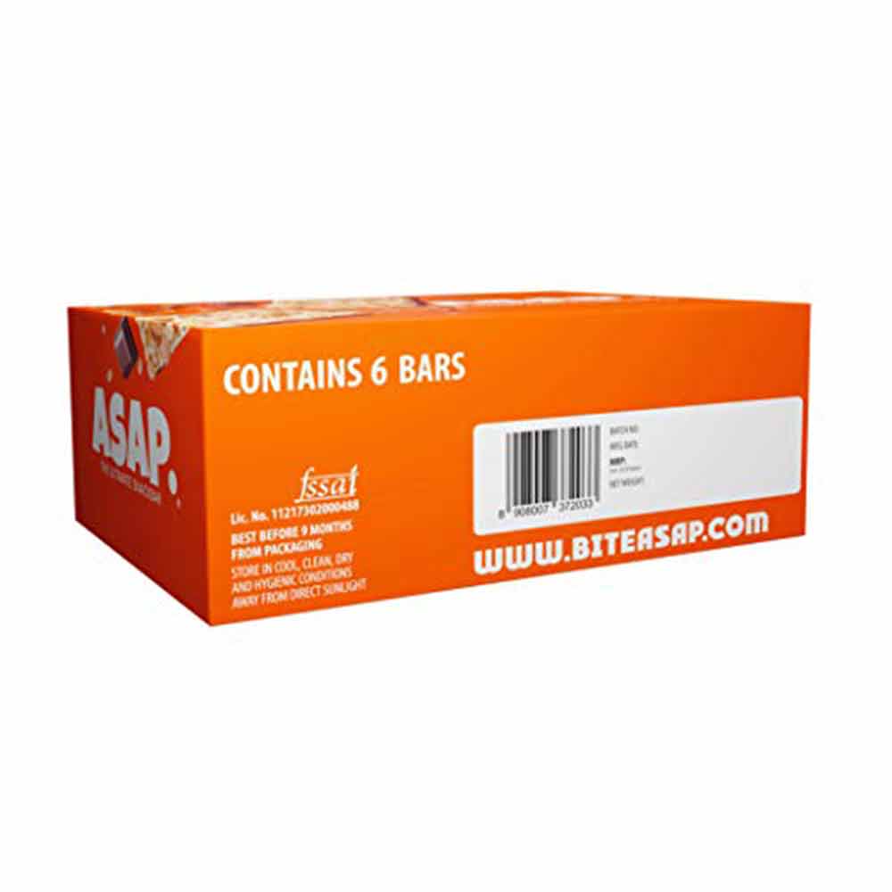 4 - ASAP Healthy Granola Bars,  6 bar(s)  Almond Oats & Dark Choco, Pack of 3 