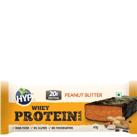Hyp Protein Bar, 6 Piece(s)/Pack Peanut Butter & Chocolate Hyp Protein Bar, 6 Piece(s)/Pack Peanut Butter & Chocolate
