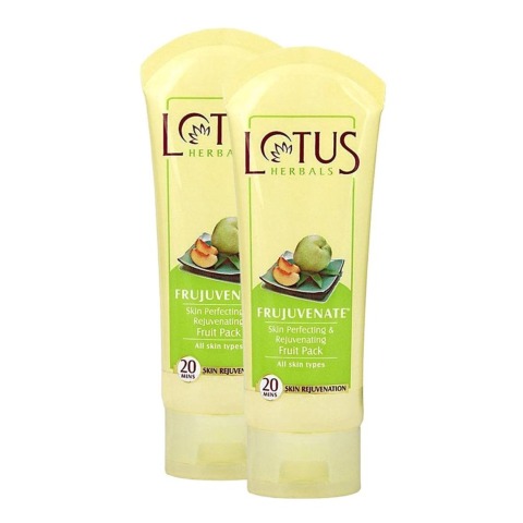 Lotus Herbals Frujuvenate Skin Fruit Pack, 120 g All Skin Types - Pack of 2 Lotus Herbals Frujuvenate Skin Fruit Pack, 120 g All Skin Types - Pack of 2